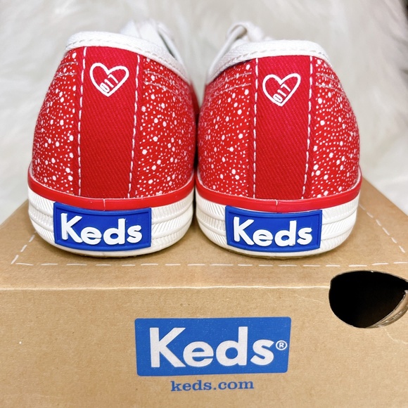 Brand New Keds x Taylor Swift red patterned sneakers - Picture 3 of 6